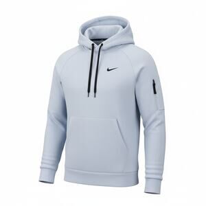 Nike Therma-FIT Men's Pullover Fitness Hoodie Sweatshirt Baby Blue Size Small